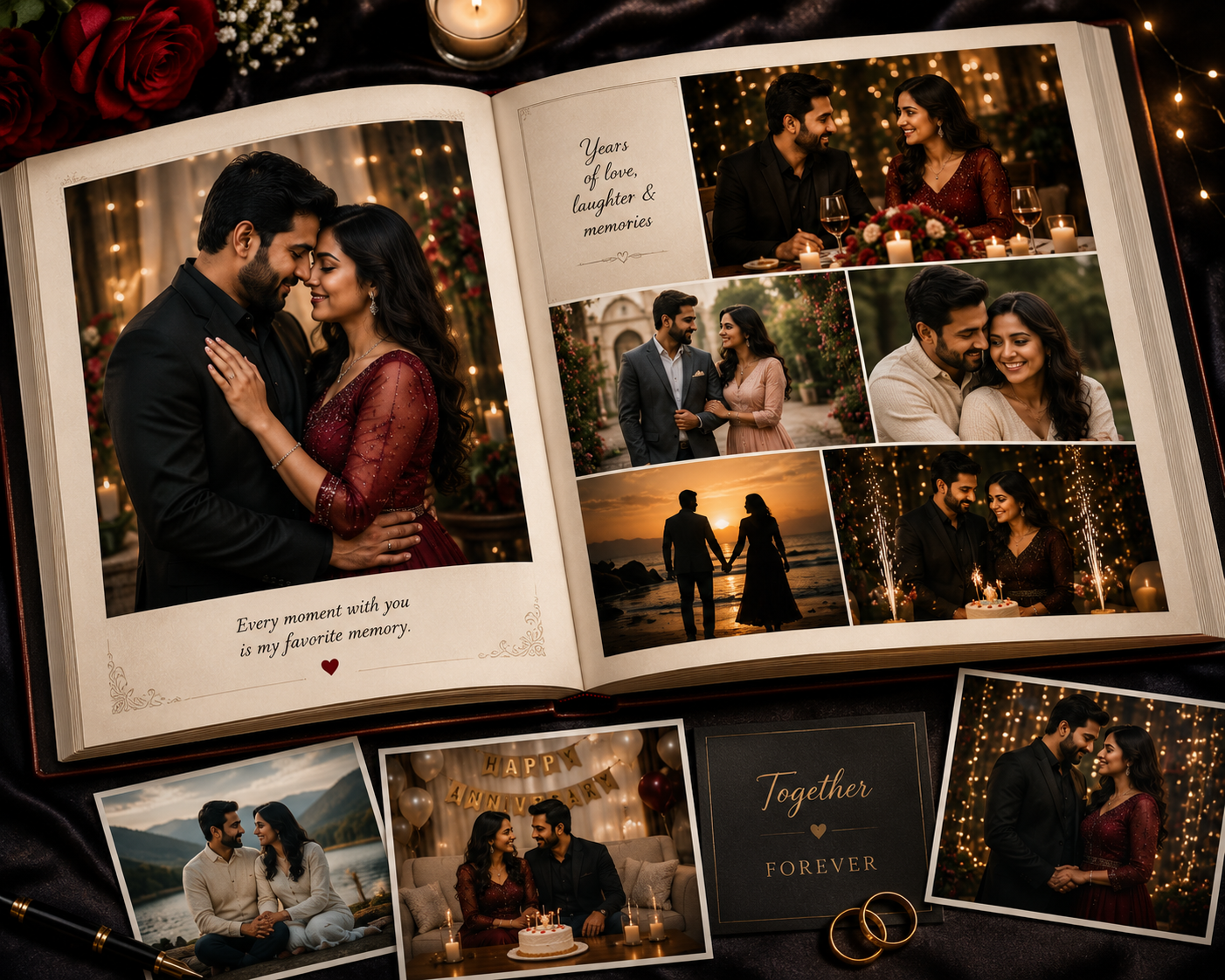 Anniversary Photo Album in Ateli