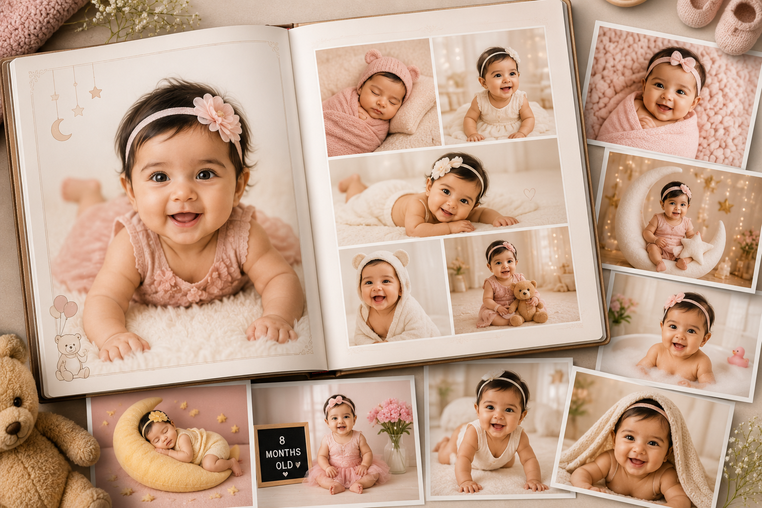 Baby Photo Album Design in Ateli