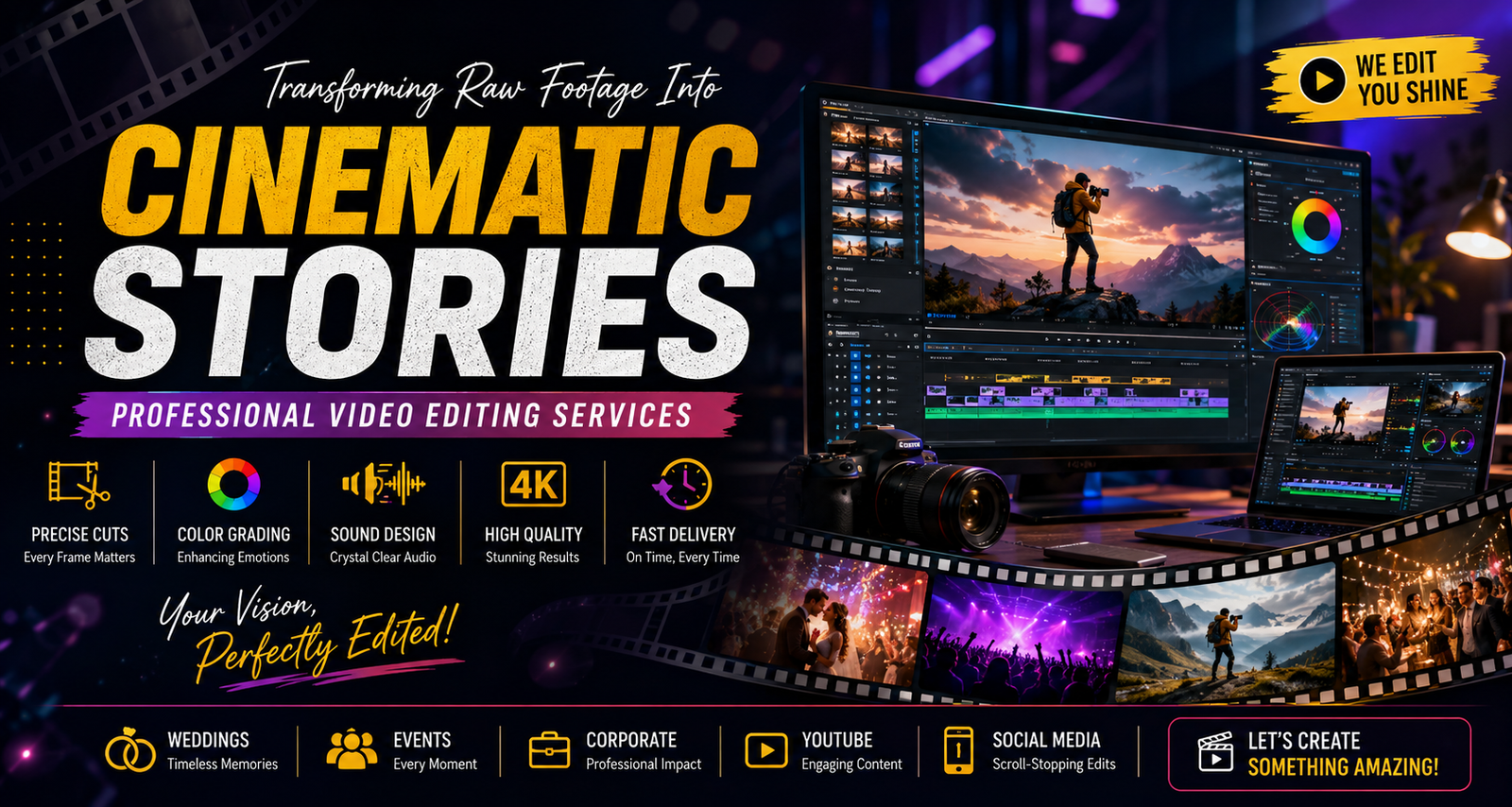 JS Studio Video Editing Work