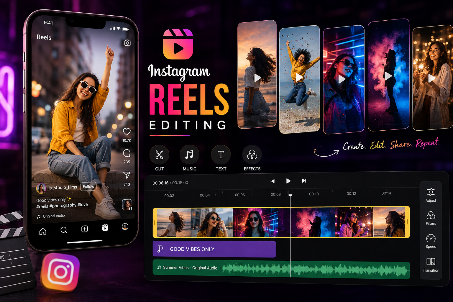 Instagram Reels Editing